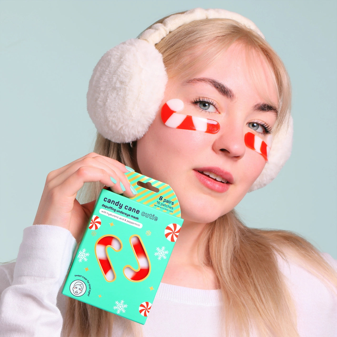 Holiday - Candy Cane Cutie Depuffing Under-eye Masks
