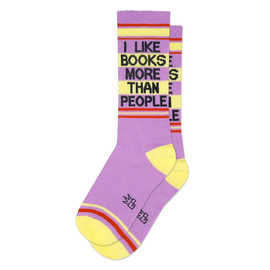 Gumball Poodle Socks - I Like Books More Than People
