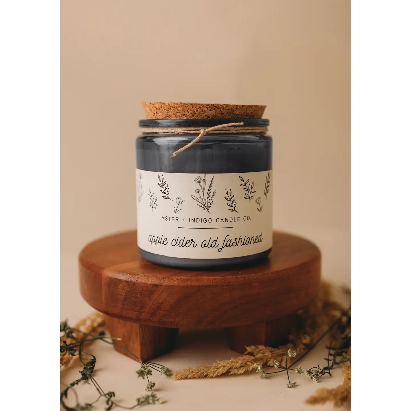 Aster + Indigo Apple Cider Old Fashioned Candle