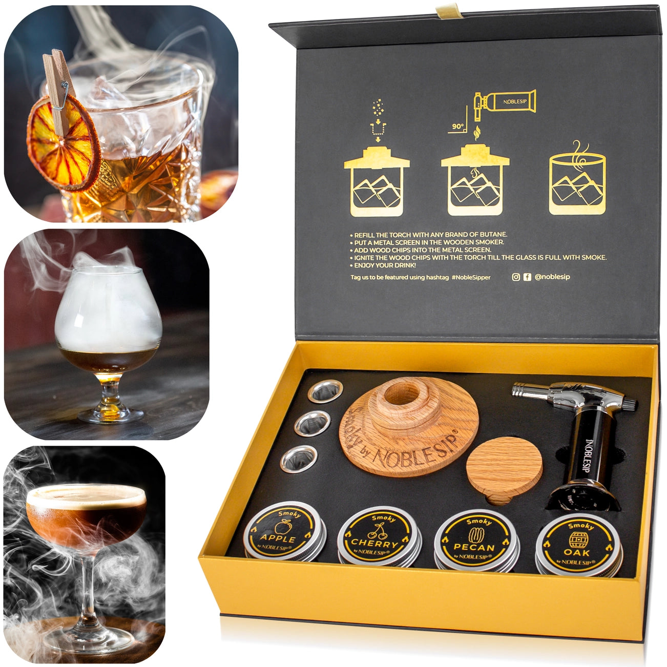 Cocktail Smoker Kit Gift Set