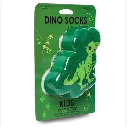 Kids 3D Packaged Crew Socks - Dinosaur