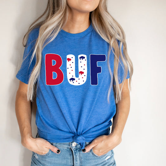 Buffalo Bills - Buf Pattern Unisex T-Shirt