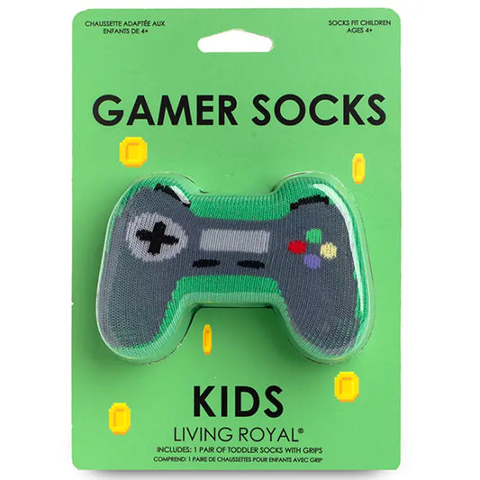 Kids 3D Packaged Crew Socks - Game Controller