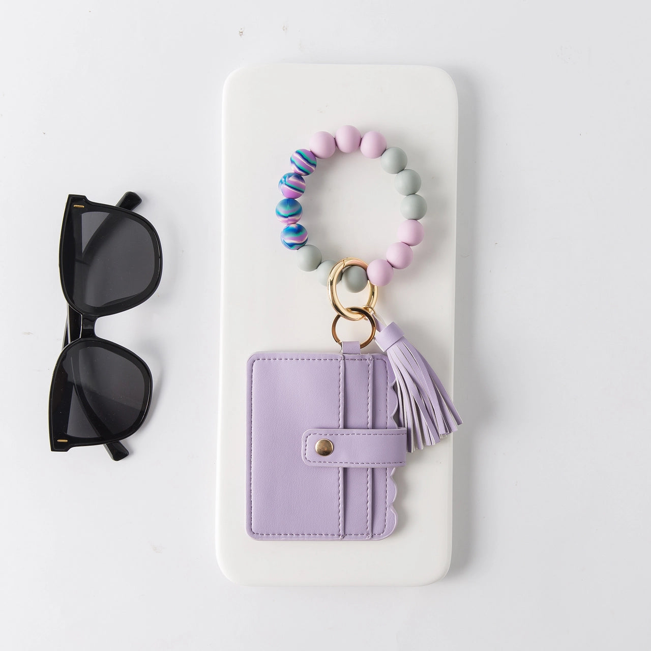 Silicone Wristlet + Wallet {Mult. Colors}