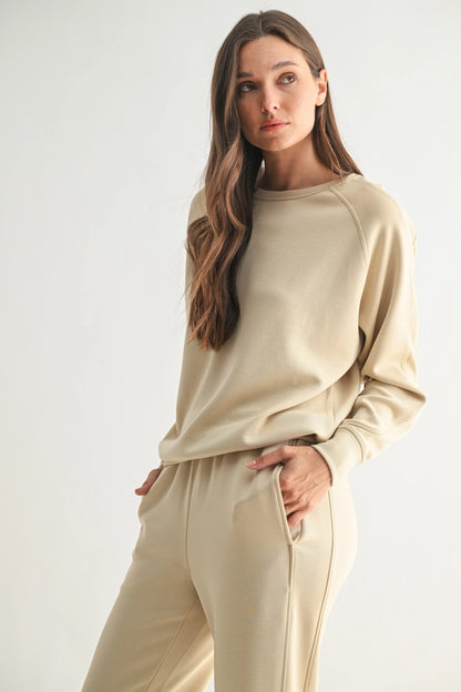 Elevated Crew Neck Pullover {Natural}