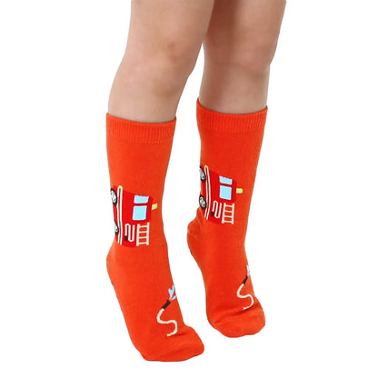 Kids 3D Packaged Crew Socks - Fire Truck