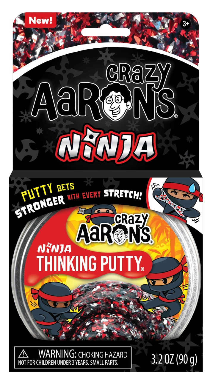 Crazy Aaron's 4" Thinking Putty Full Size Tin: Ninja