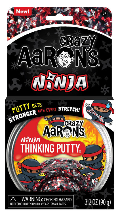Crazy Aaron's 4" Thinking Putty Full Size Tin: Ninja