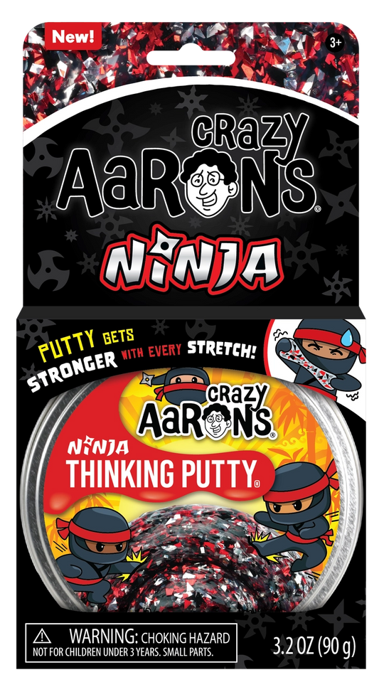 Crazy Aaron's 4" Thinking Putty Full Size Tin: Ninja
