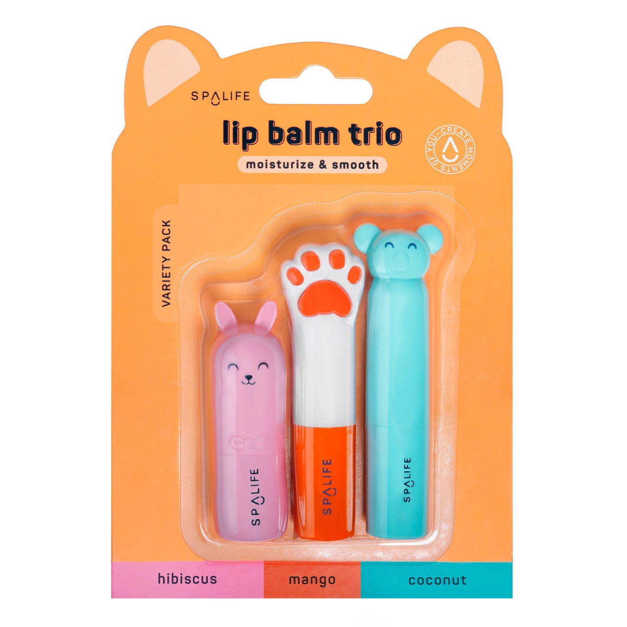 Moisturize & Smooth Lip Balm Trio Variety Pack - 3 Pk