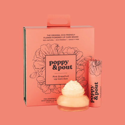 Poppy & Pout Lip Care Duo Gift Set