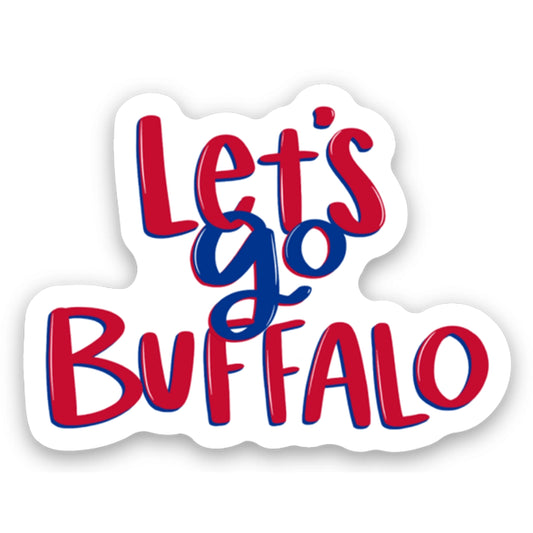 Buffalo Bills - Let's Go Buffalo Sticker