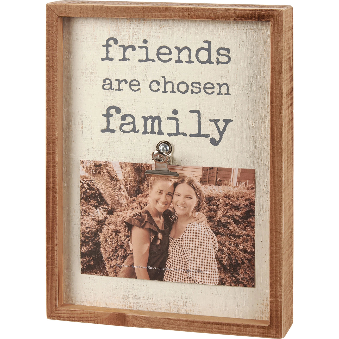 Friends Are Chosen Inset Box Frame