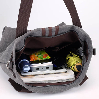 Kelly Canvas Tote {White}