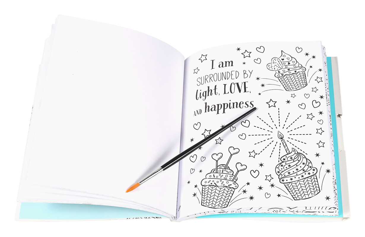 Be Happy - A Magic Paper Painting  Book