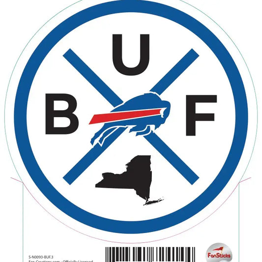 Buffalo Bills Sticker - Location Circle