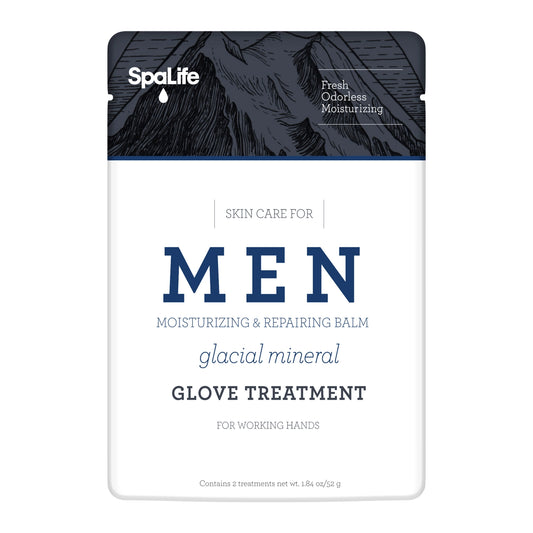 Men's Glacial Mineral Moisturizing Hand Gloves