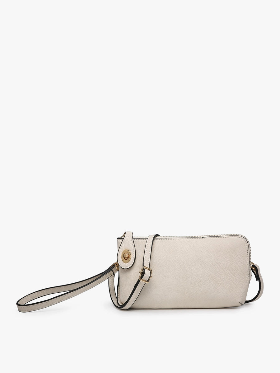 Kendall Crossbody/Wristlet w/Twist Lock - Cotton