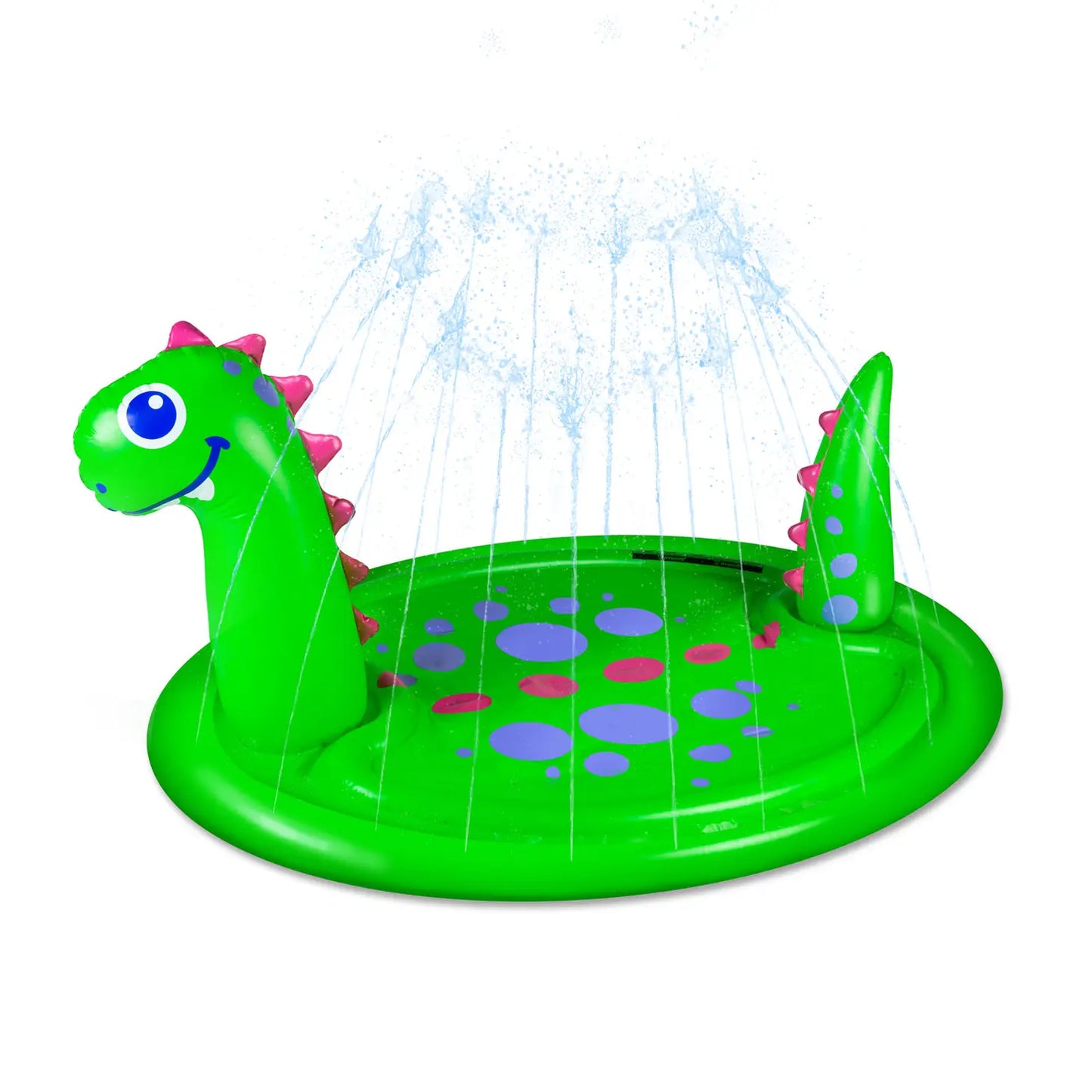 Dinosaur Splash Pad Sprinkler with Pool