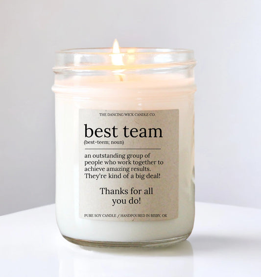 Best Team Candle 4oz