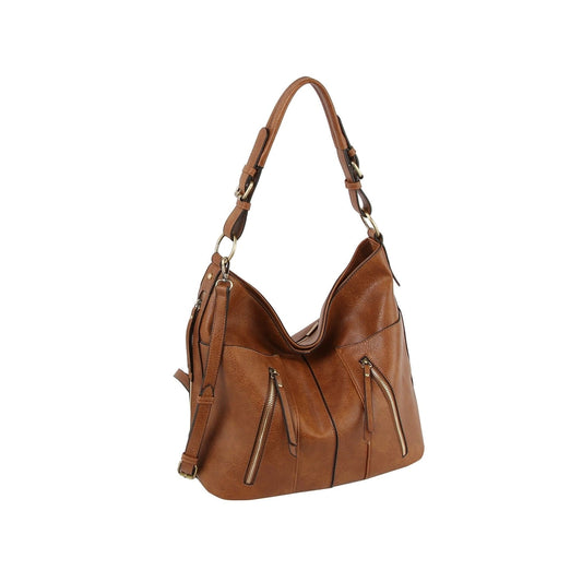 Hobo Shoulder Bag {Brown}