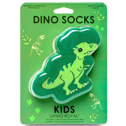 Kids 3D Packaged Crew Socks - Dinosaur