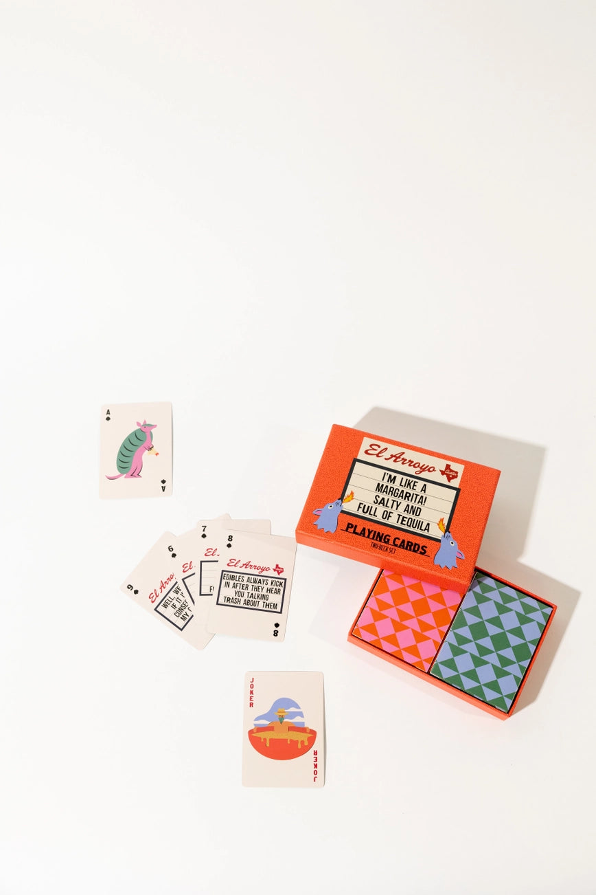 El Arroyo Two-Deck Set Playing Cards - Happy Hour