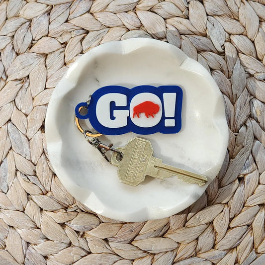 Buffalo Bills - Go Buffalo! Keychain