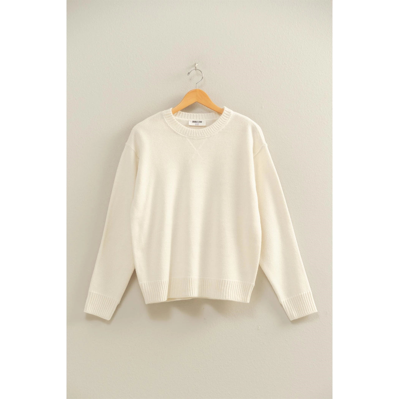 Cream Crew Neck Sweater