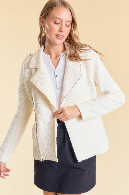 Washed Moto Jacket