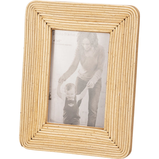 Rattan Photo Frame