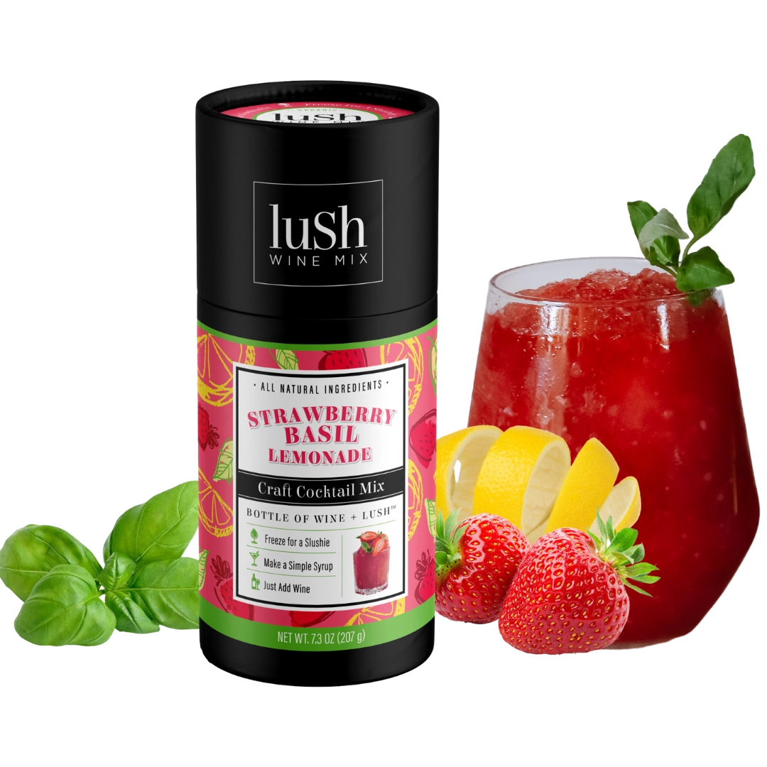 Lush Wine Mix Strawberry Basil Lemonade