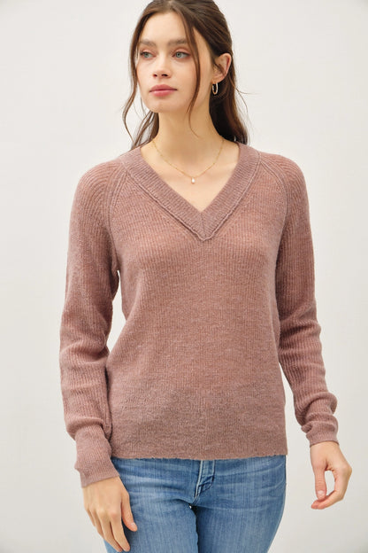 Wool Blend Lightweight Sweater