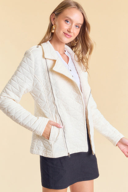 Washed Moto Jacket