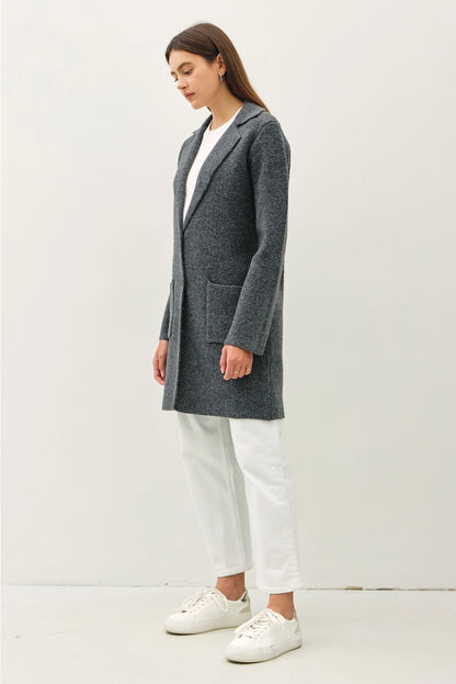 Ultra Soft Two Single Button Coatigan