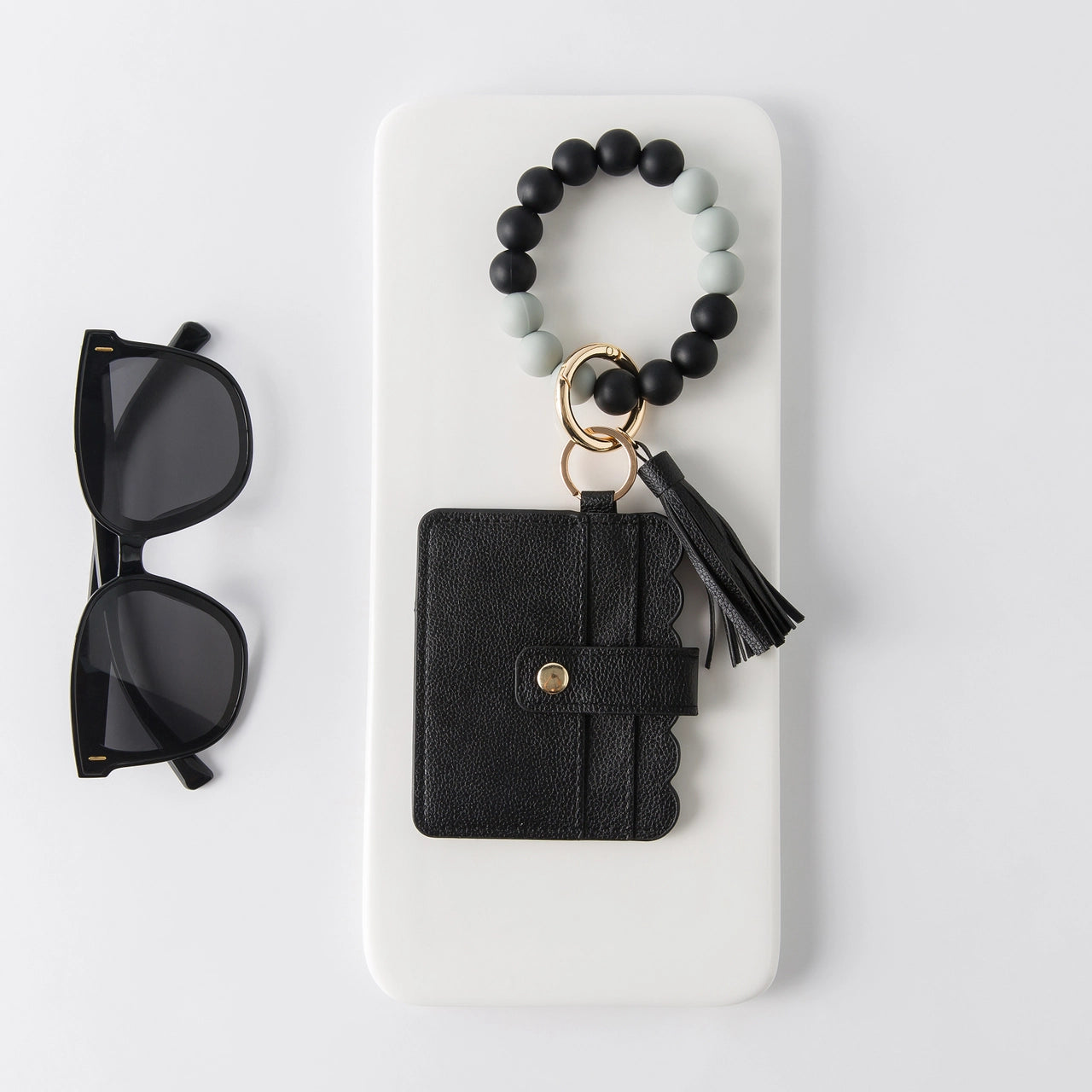 Silicone Wristlet + Wallet {Mult. Colors}