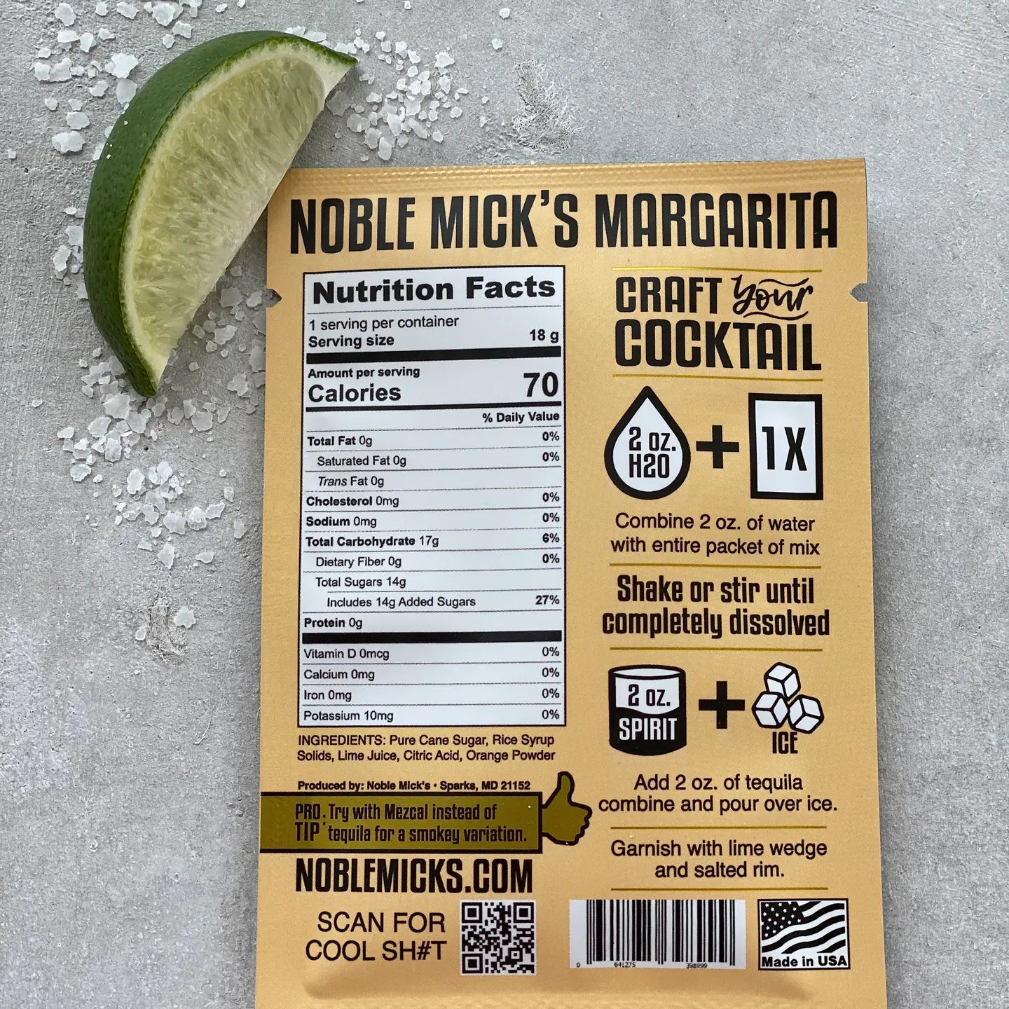 Single Serve Craft Cocktail - Margarita