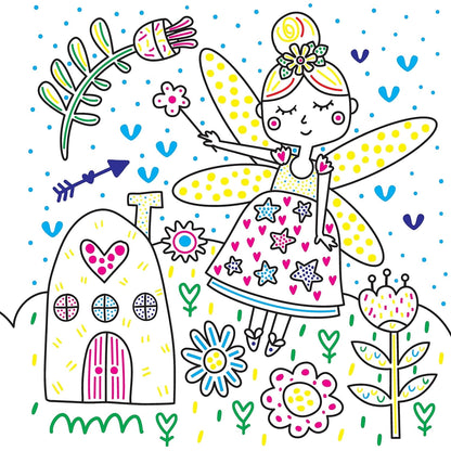 Easy & Fun Paint Magic w/Water - Fairies and Friends