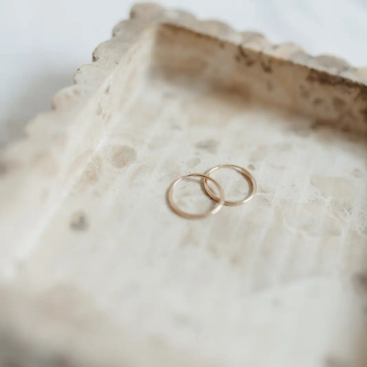 Endless Hoop Earrings - Gold 20mm