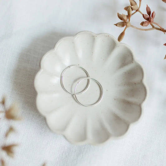 Endless Hoop Earrings - Silver 20mm