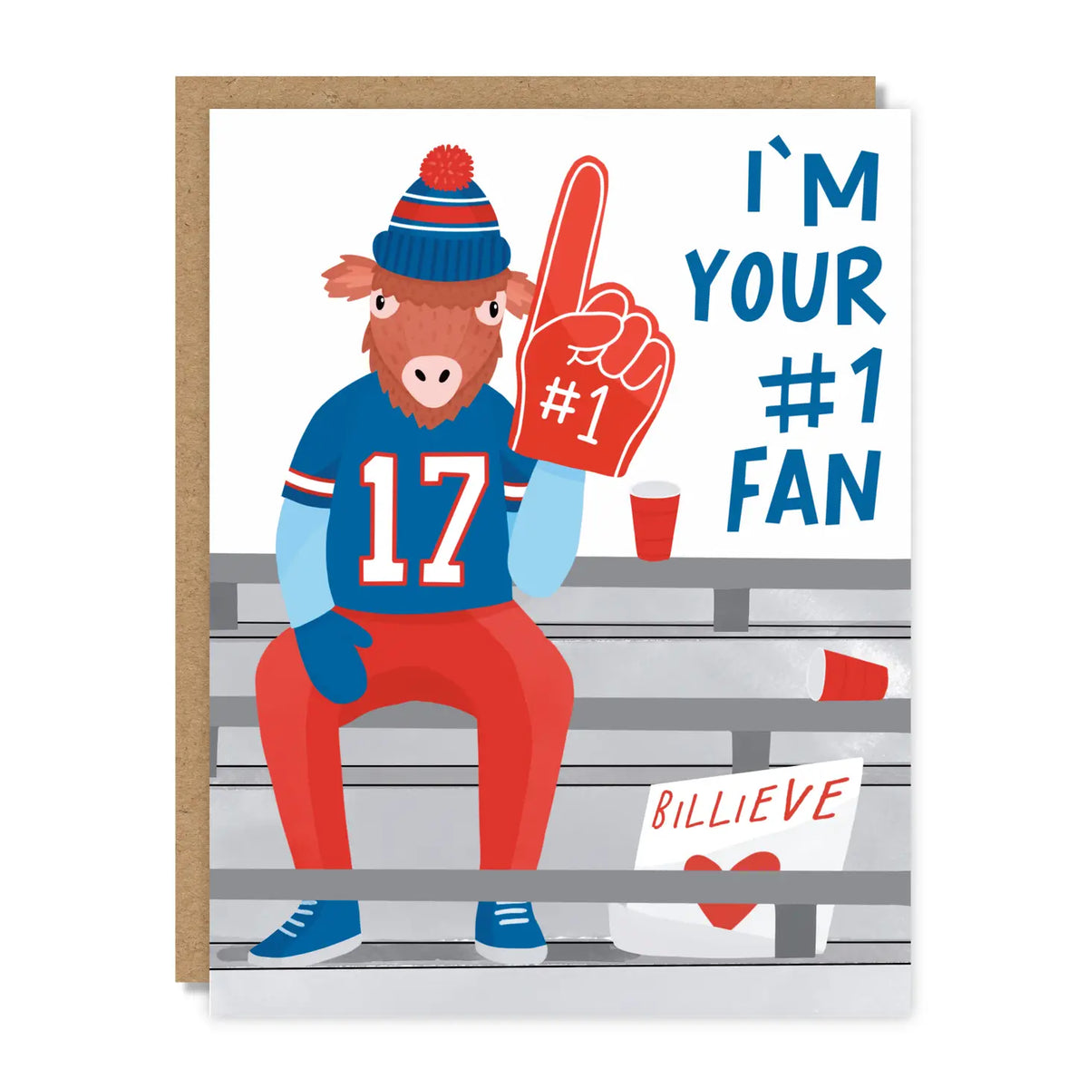 Fall Message For Bills Buffalo Bills Greeting Cards {Mult. Designs} – AE Gifts & Clothing