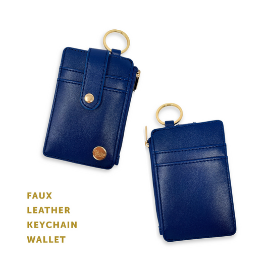 All You Need Keychain Wallet {Navy}
